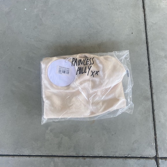 ❗️SOLD❗️Princess Polly Champagne Silky Slip Mini Dress - Picture 7 of 15
